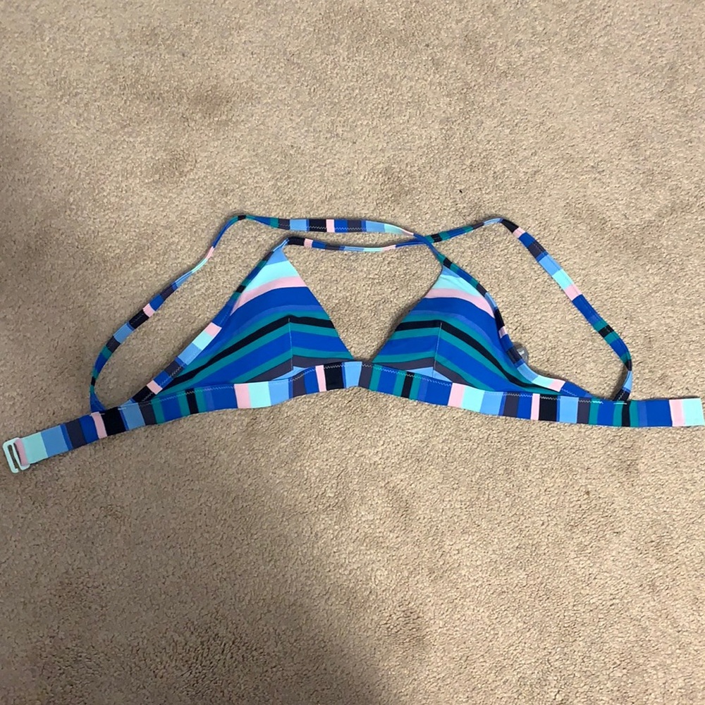 Aerie stripped swimsuit top - size S